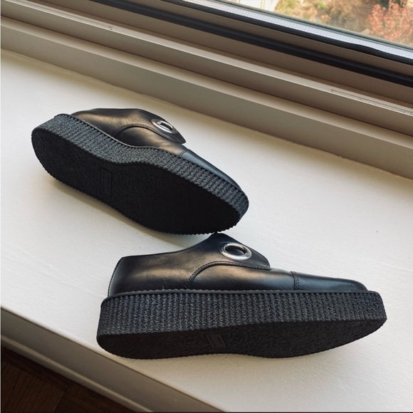 MARC JACOBS • Leather Platform Flats - Picture 10 of 13